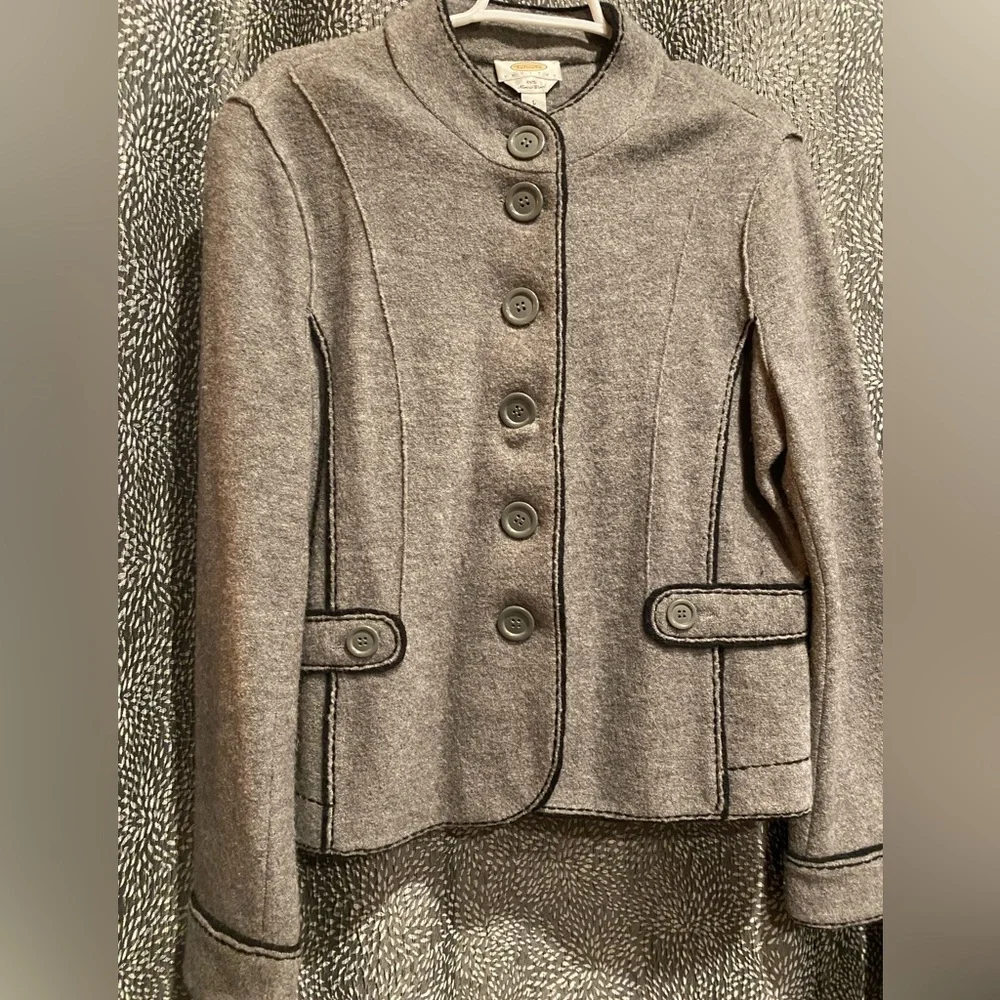 TALBOTS Vintage 100% Merino Wool Jacket - Picture 2 of 5